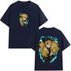 Anime Demon Slayer Agatsuma Zenitsu Graphic T Shirt Men Women Clothing Cartoon Oversized Tshirt Mens Casual Cotton Tshirts