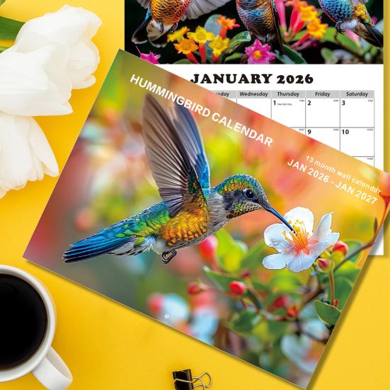 2026 Funny Dog Wall Calendar 12 Month Cute Animal Lovers Decor Spiral Bound Thick Paper Decorative Gift for Pet Owners Office Humor Monthly Layout