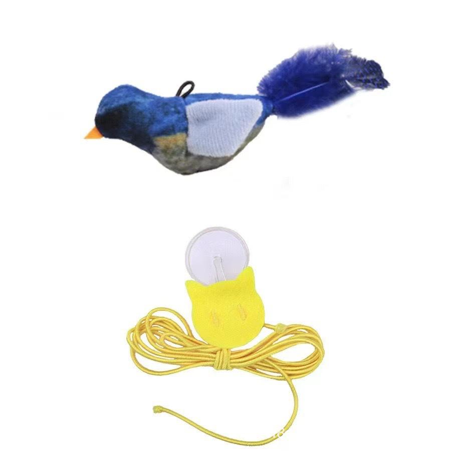Silicone Mouse Tail Cat Teaser Stick for Self-Play and Boredom Relief