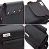 Electrician's Waist Bag, Nail Bag with Lid, Tool Holder, Two-Tier, with Tape Hook