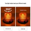 LED Warning Strobe Light: Round, Magnetic Mount, Car Charger, Ideal for Forklifts & School Bus Traffic Safety