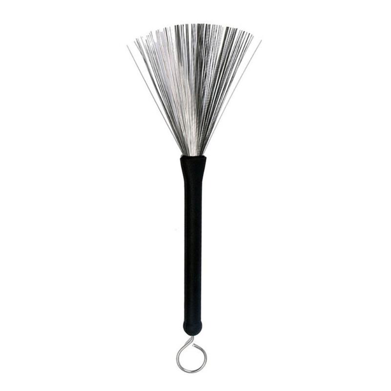 2Pcs Nylon Drum Brushes Drum Stick Brushes Percussion Drum Brush Stick for Jazzes Acoustic Playing Music Lover