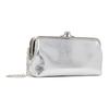 VIVIENNE WESTWOOD West Queen Frame Front Logo Hardware Lock Leather Tote Shoulder Bag Women Handbags Silver 52020044W00HKPFQ401