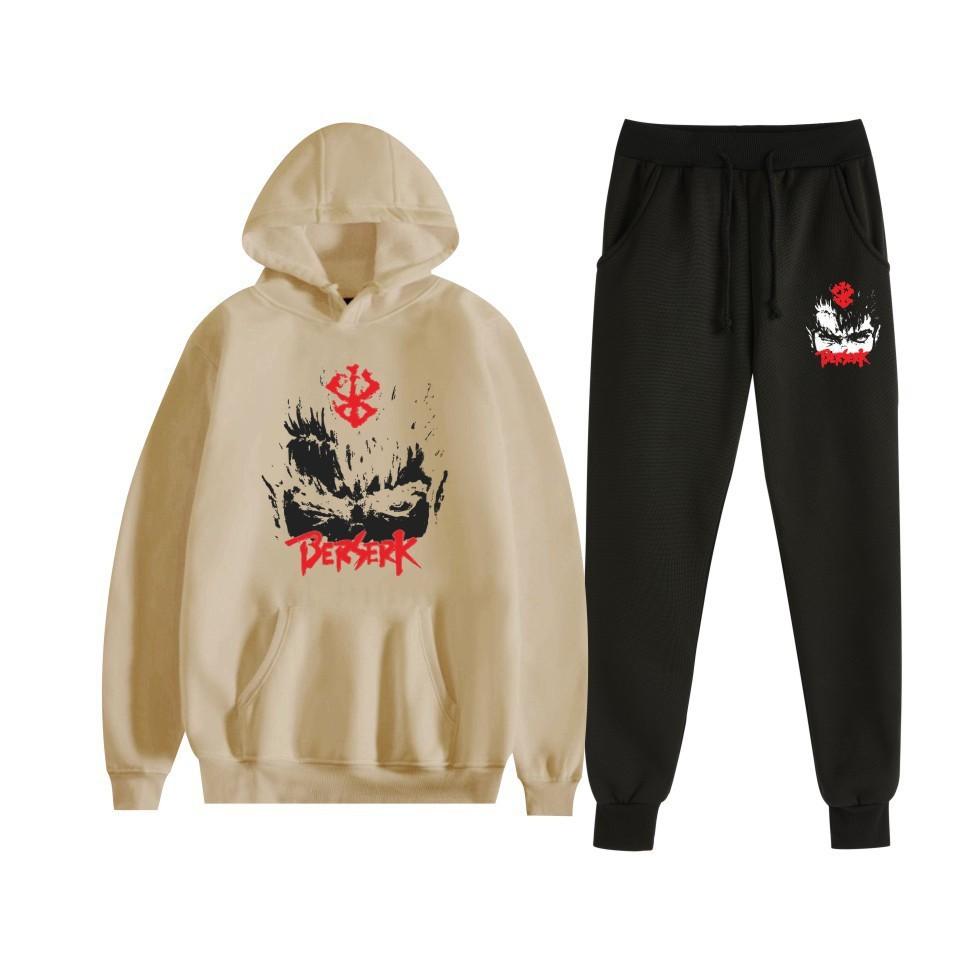 Sword wind legend Berserk new animation fleece loose men's and women's hooded sweater set hoodie