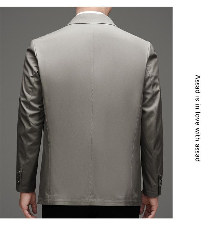 Men's Casual Spring & Autumn Business Jacket 2025 - Middle-aged Lapel Style