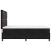 Box Spring Bed with Mattress Black 160 X 200 Cm Velvet