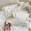 Sweet Lace Floral Women Cosmetic Bags Portable Ladies Clutch Purse Lipstick Makeup Bag Commute Female Large Capacity Storage Bag