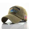 Gewaschene Baumwoll-Haifisch-Baseballkappe Frühling Sommer Ausflug Schwertfischkappe Streetwear gebogener Schirm Hip-Hop-Hut