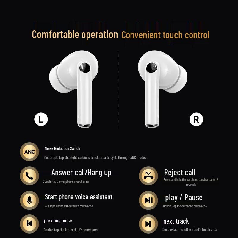 Aigo TWS Bluetooth Earbuds with ANC & HD Call