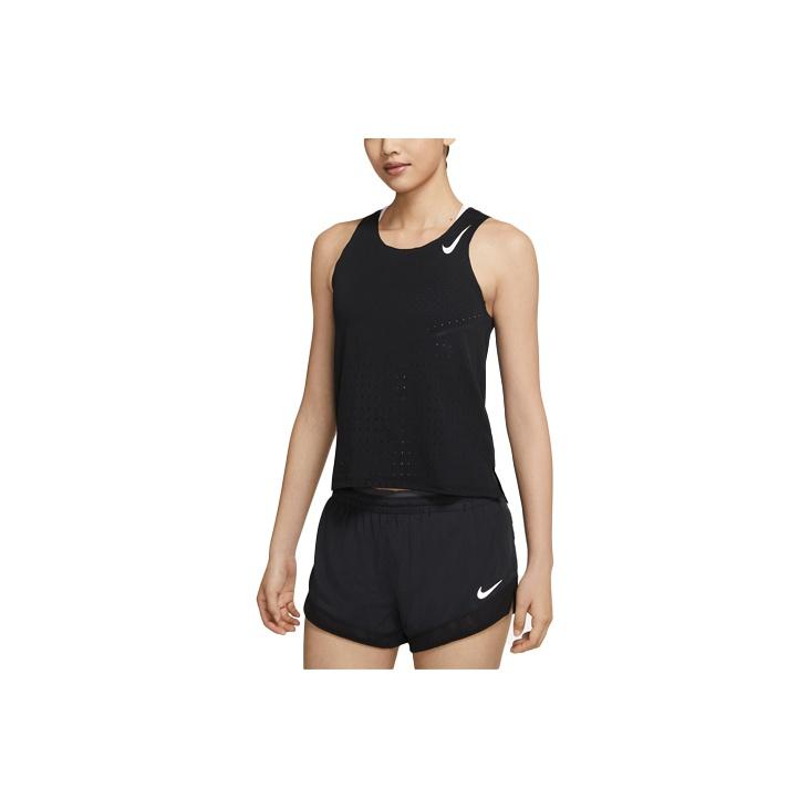 Nike Running Tank Tops Women's Black Moderate Racerback CZ9386-010