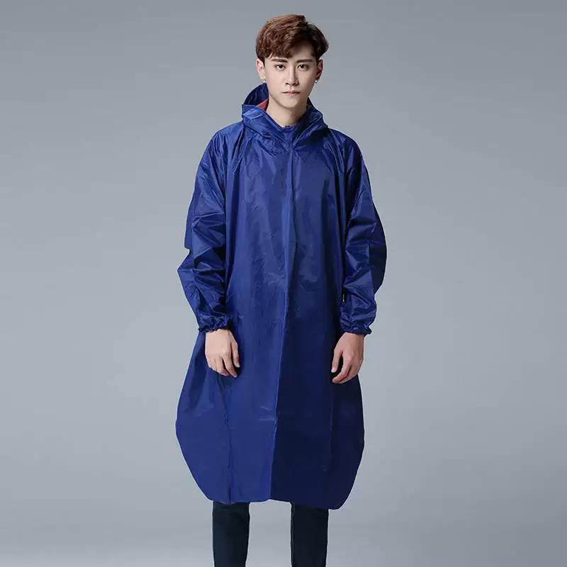 Raincoat Bicycle Poncho Single-Person Unisex Adult Oversized Thickened Large Brim Shared Bike Student Riding Raincoat