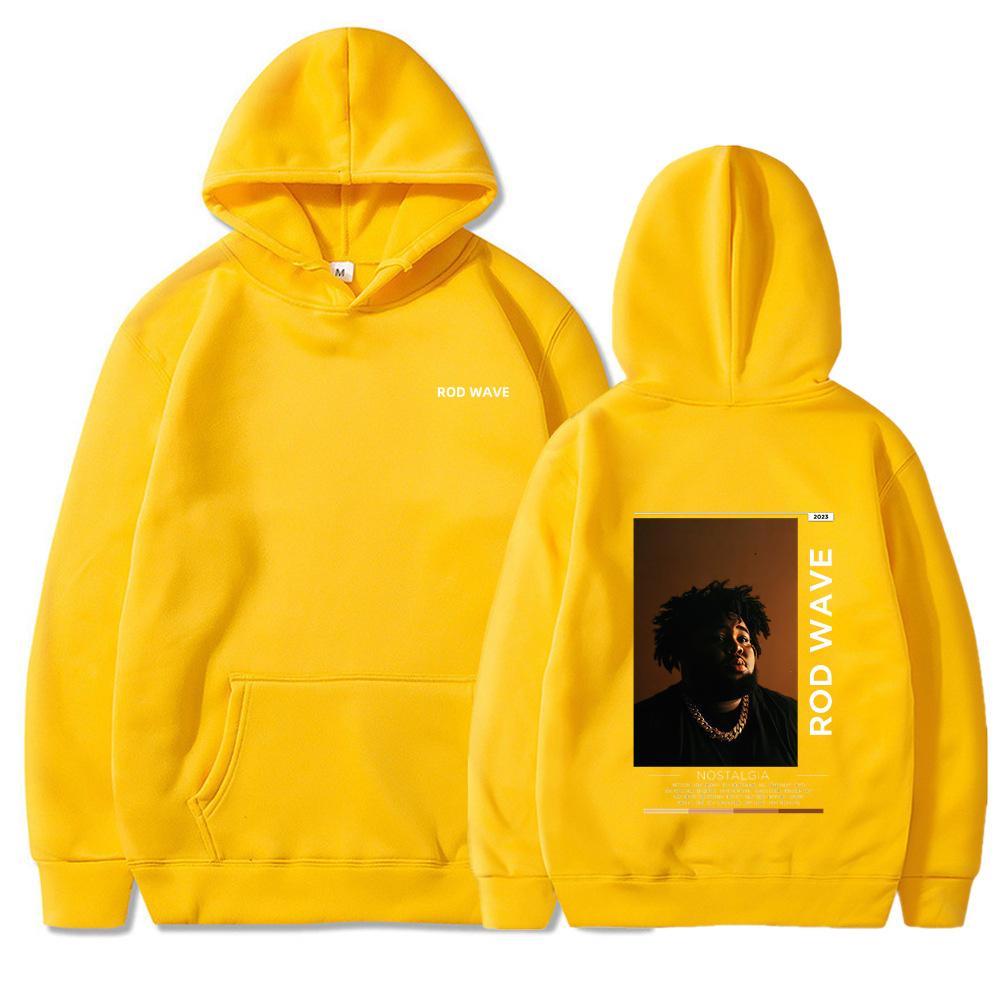 Rod Wave Nostalgia Essential Hoodies Men Women Hooded Sweatshirts Fashion Hip Hop Casual Pullovers Autumn Boys Girls Black Streetwear Hoodie