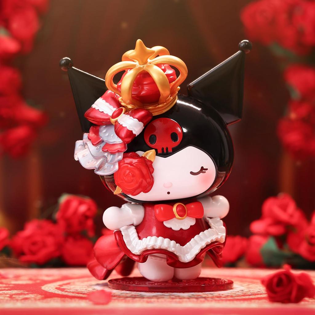 TOP TOY Sanrio Rose Knight Series Box of Blind Box Soft Vinyl Gift for Collectible Item [Assorted 6] Figures, PVC, Birthdays, Christmas, Romantic,