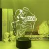 Super Mario Usb Night Light With Color Changing Led For Gaming Room Decor
