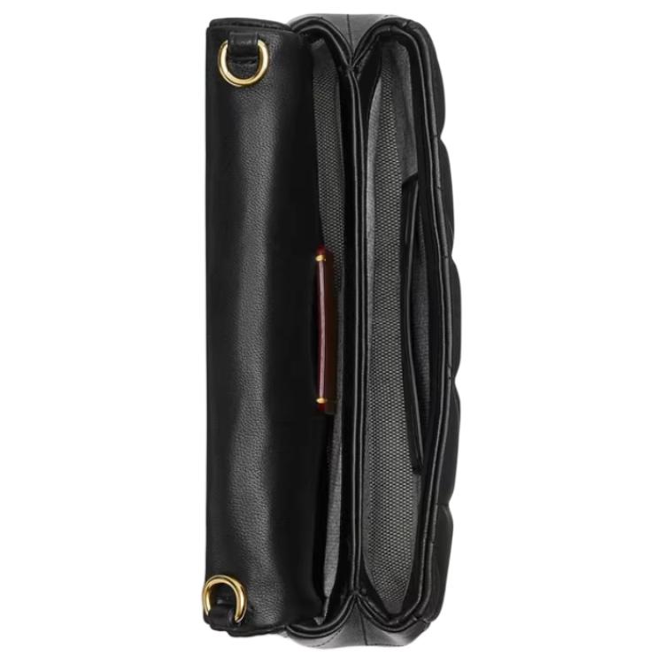 Coach Tabby 19 Quilted Detail Chain Gold Hardware Leather Shoulder Bag Small Women shoulder bag Black CBH23-B4BK