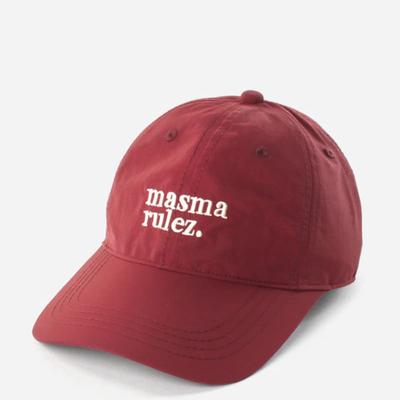 Masmarulez MSMRZ Logo Baseballkappe - Weinrot
