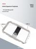 Mobile Phone Stabilizer & Photography Cage with Extension, Microphone Mount, and Fill Light