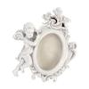 Antique Photo Frame With 3D Angel Figurine Design Resin Carvings Picture Frame Perfect For Home Tabletop Decoration