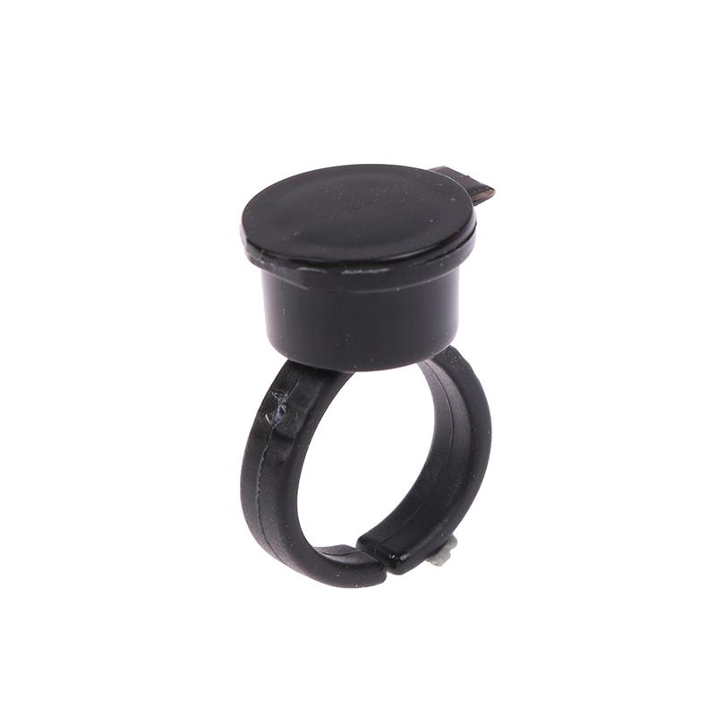 50Pcs Tattoo Pigment Ink Ring Cup Holder With Lid Cover Cap For Microblading