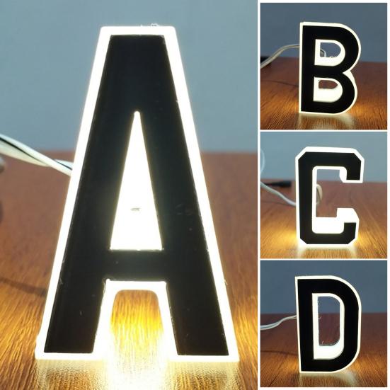 LED House Number Sign Smart Solar Illuminated Address Plaque Mailbox Light Easy Installation Outdoor Waterproof Lighting