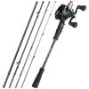 SOUGAYILANG New Fishing Rod Baitcasting Fishing Reel Set 1.8m 2.1m 2.4m  Gear Ratio 6.3:1 17+1BB Casting Fishing Reel