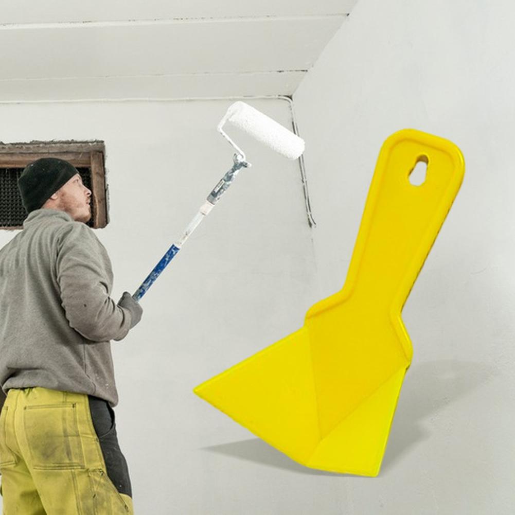 2 Pezzi Raschiatore Angolare per Cartongesso Spatola Finitrice Stucco Pala Cazzuola Angolare Interna in Plastica Strumenti per Edilizia per Strumenti per Cartongesso