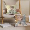 Natsume Takashi Anime Cushion Cover Pillowcase Upholstery Sofa Throw Pillow Home Decor Pillowcas