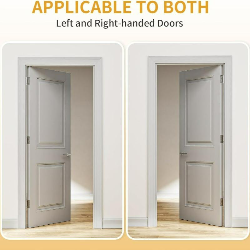 2-10PCS Furniture Cabinet Door Hinges Stainless Steel Wooden Box Folding Butt Hinges Drawer Fitting Closet Hinge Hardware Tools