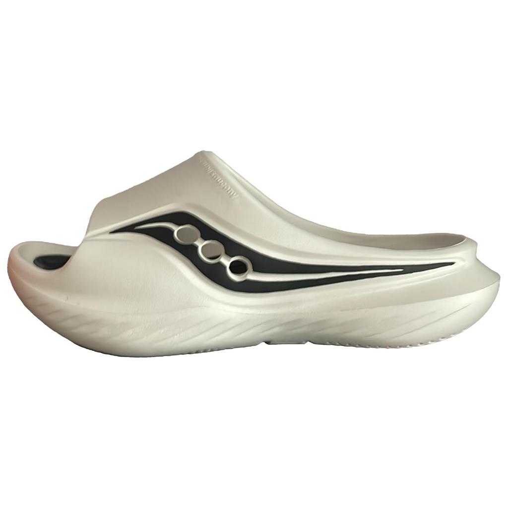 SAUCONY Cradle Versatile Comfortable Slide Sandals Unisex Sandals White Black S28899-1