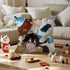 Hot japanese anime h-Horimiya  Pillow Cushion Cover Pillowcase Living Room Sofa Home Decor Customized