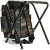 Nützlicher Rucksack Kühlstuhl Tragbarer Klappstuhl Hocker Leicht Angeln Outdoor Ausrüstung Geeignet für Camping, Reisen Wandern