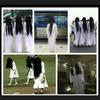 TUISKU Ghost Costume, Cosplay Costume, Halloween, Haunted House, Adult Wig and Robe Set (L)