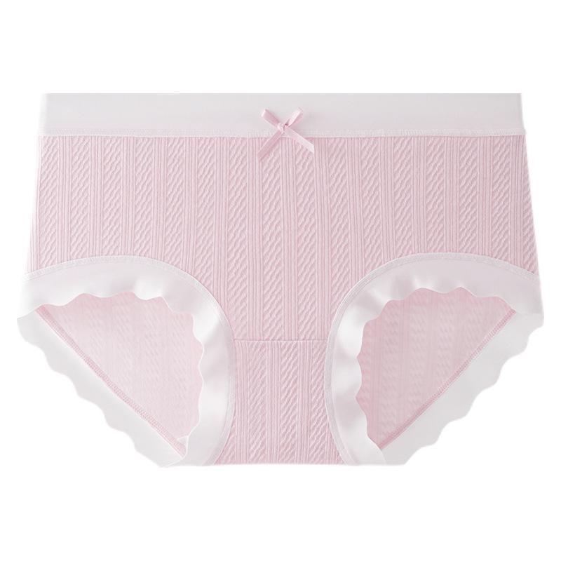 Roupa íntima antibacteriana de algodão puro para meninas - Classe A, Idades 8-16, Shorts Triângulo