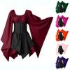 New Long-sleeved Women's Renaissance Medieval Dress