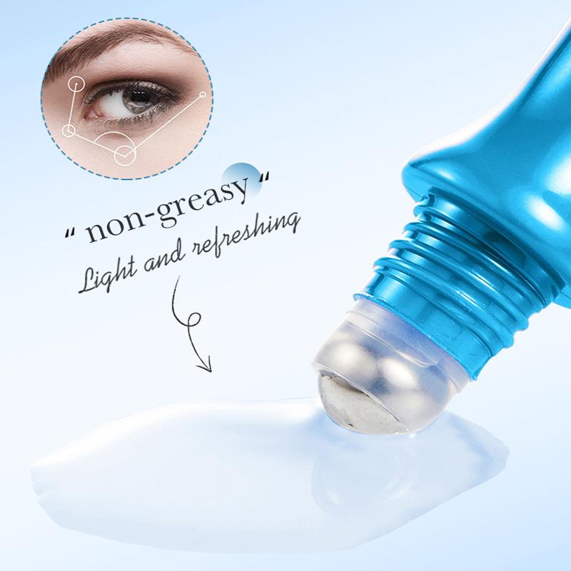 Ser de ochi Esență de rulare antirid Colagen Hidratant Albire Reparare Soluție de îngrijire a ochilor pentru îndepărtarea pungilor