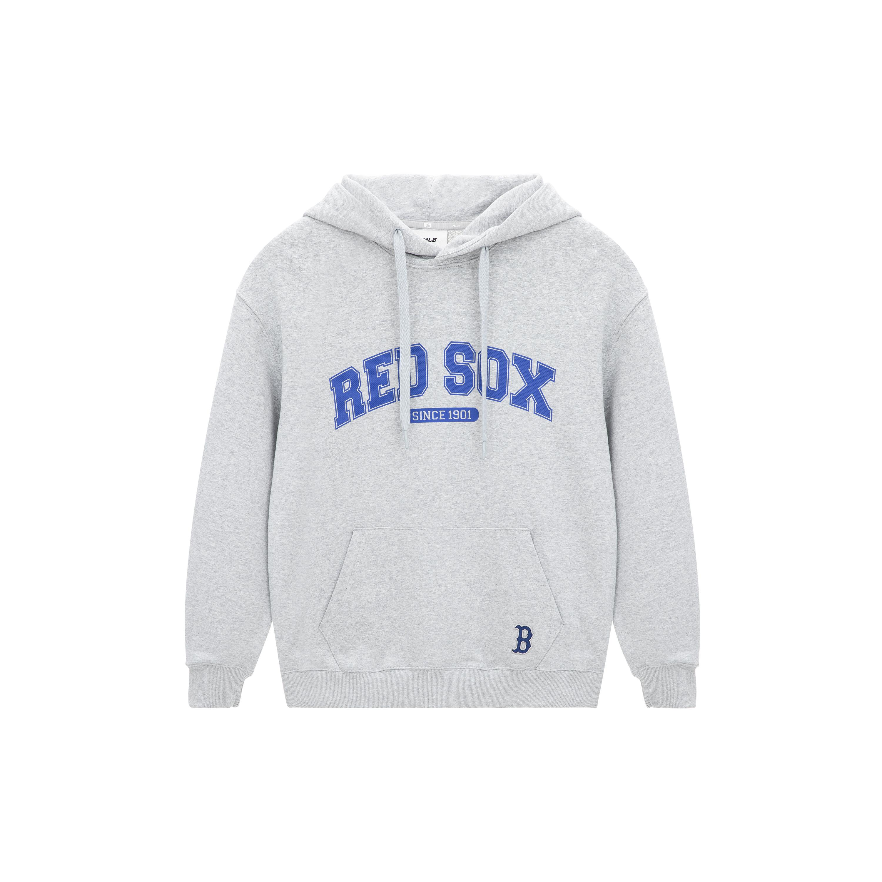 MLB College Style Series Sweatshirts Unisex Gray Hooded Moderate Regular 3AHDV0134-43MGS XS