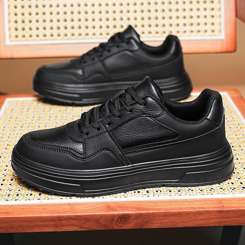 Men's Sports Shoes Soft Sole Ultra Lightweight Breathable Non-slip Wear-resistant Large Size Genuine Leather Sports Shoes