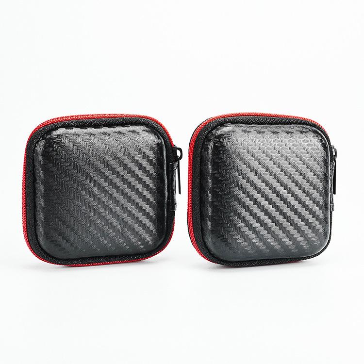 Digital Accessories Storage Box - Square EVA Organizer for U Disk, SD Card, and Earphones