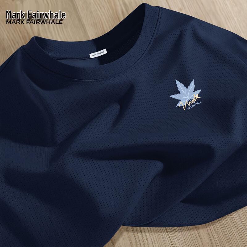 Mark Hua Fei Men s Quick-Dry Ice Silk Short Sleeve T-Shirt M