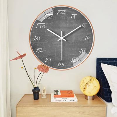 Horloge Murale Créative Simple à Chiffres Élevés Belle Silencieuse Matériau de Protection de l'Environnement Convient pour Étude Chambre Salon