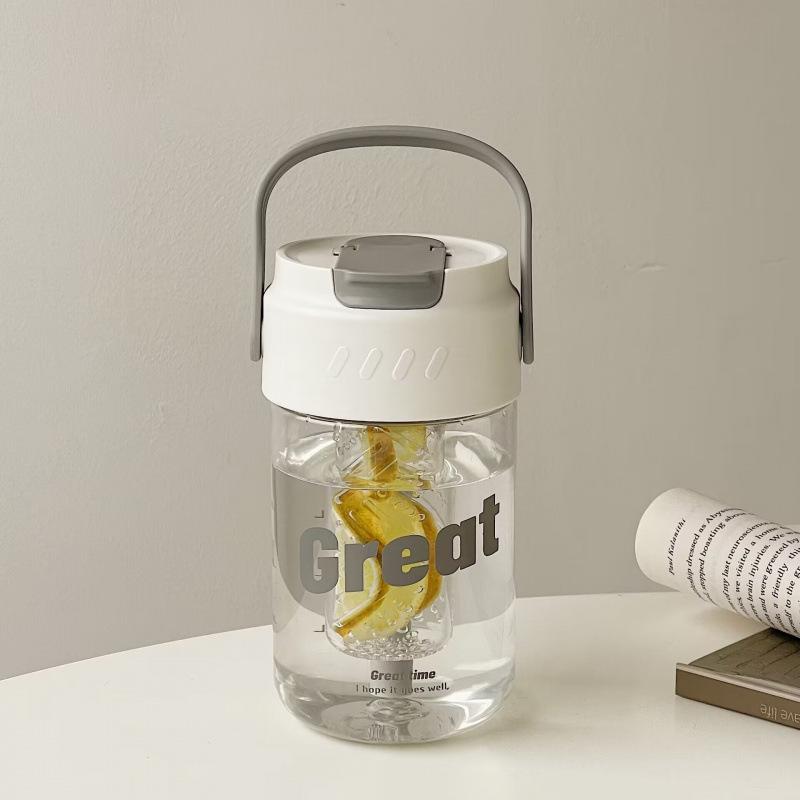 Tea separation brewing flower tea cup adult portable simple water cup 316 stainless steel -