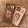 Cute Bear 17promax Apple 16 Mobile Phone Case IPhone 14 Suitable for 13 Three-dimensional West Highland 12 Silicone 11