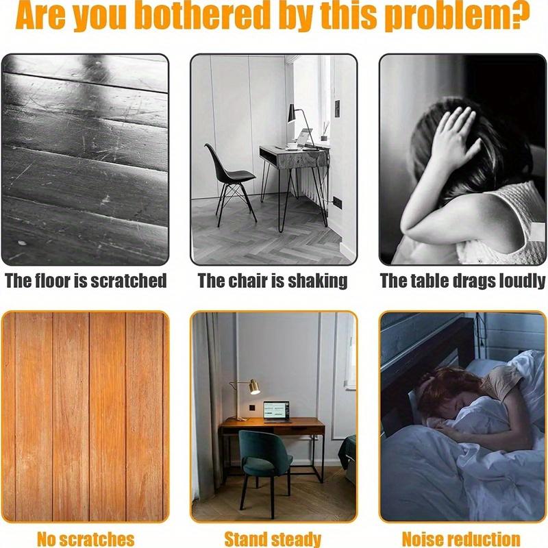 8pcs Square Rectangle Rubber Chair Leg Caps Table Feet Furniture Tube End Covers Tips Non-slip Floor Protector Pads Pipe Plugs