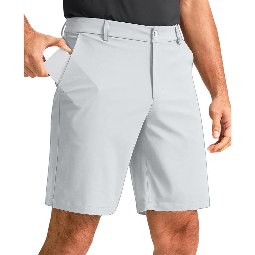 Men's Summer Loose Outdoor Sports Multi-Pocket Cargo Shorts Casual Pants Quarter Pants