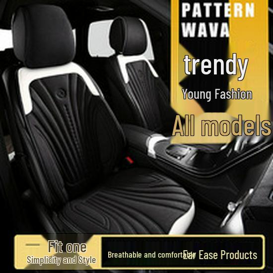 FSB Cartoon Cat Carbon Fiber Steering Wheel Cover – Cute, High-End, Sporty Design