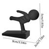 Cute Decorative Door Stop Cute Rubber Figures Doorstop Funny Action Figure Decorative Door Stop for Home Office Bedroom
