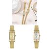 Klein Gouden Horloge Voor Dames Quartz Polshorloge Met Decoratief Wijzerplaat