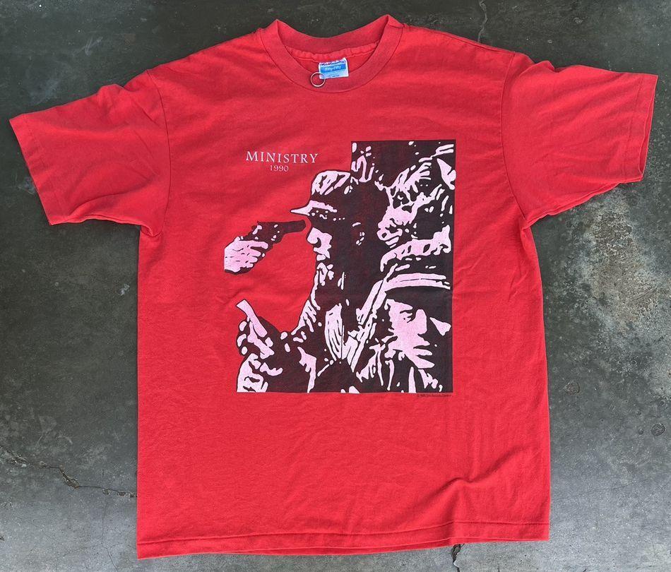Ministry Shirt, Ministry Band Tour T-shirt Unisex S-5XL Unisex T-Shirt L