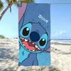 American Cartoon Figure Print Thick Microfiber Beach Towel Quick Dry Bath Blanket For Kids