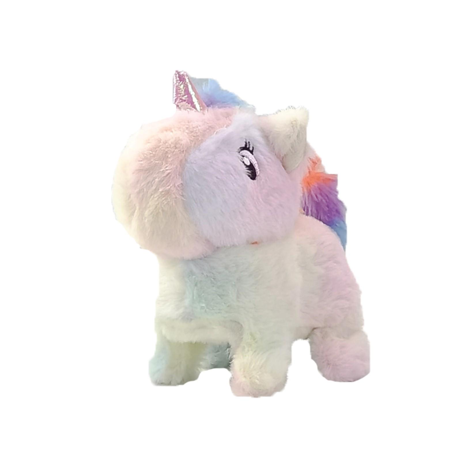 

New Plush Electric Toy Children s Toy Simulation Horse Can Walk And Bark Electronic Pet Toy One Size